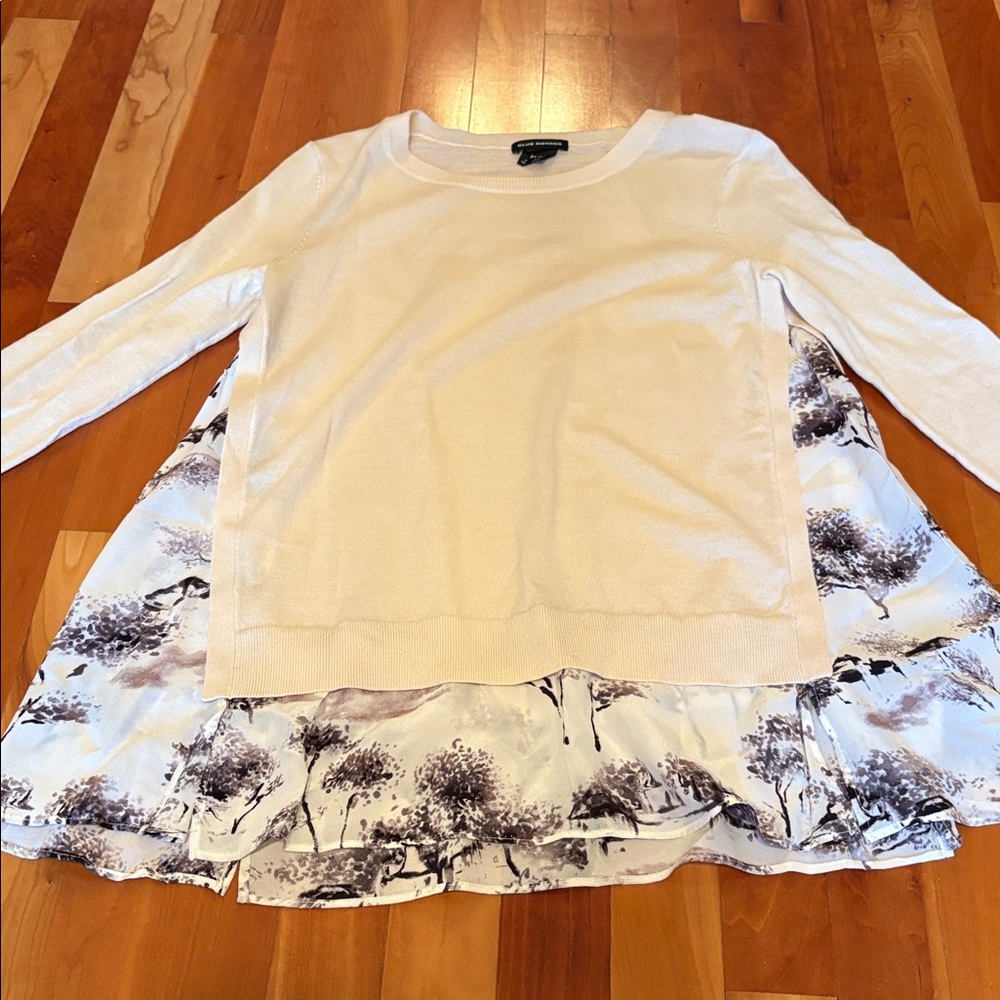 Club Monaco Cream Knit Sweater